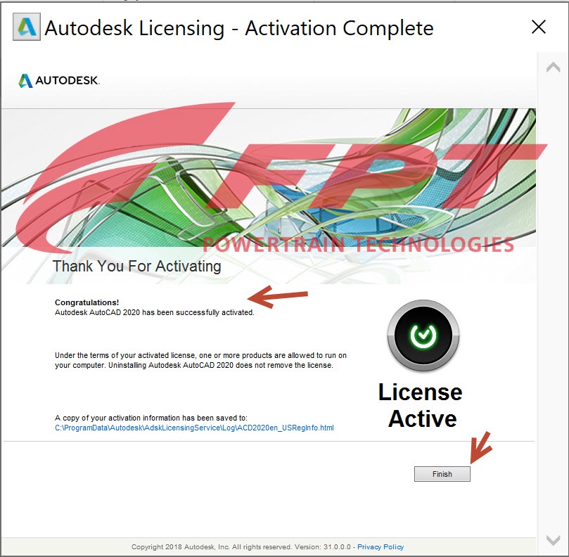 where is autocad activation code saved on computer